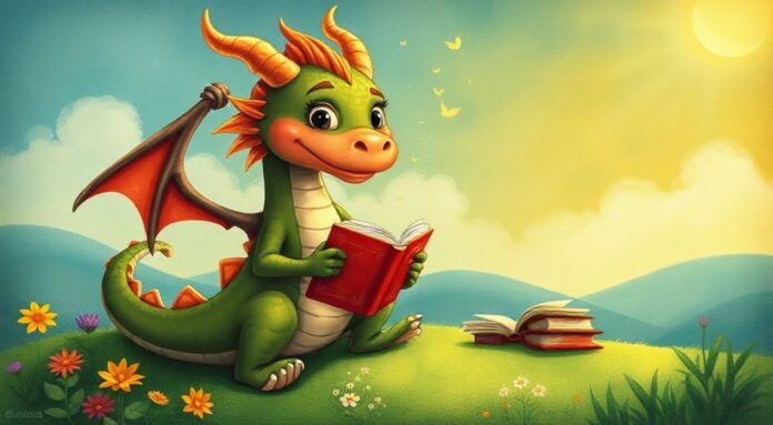 Сказка про дракона Амка глава 6: Дракон Который Любил Читать Книги