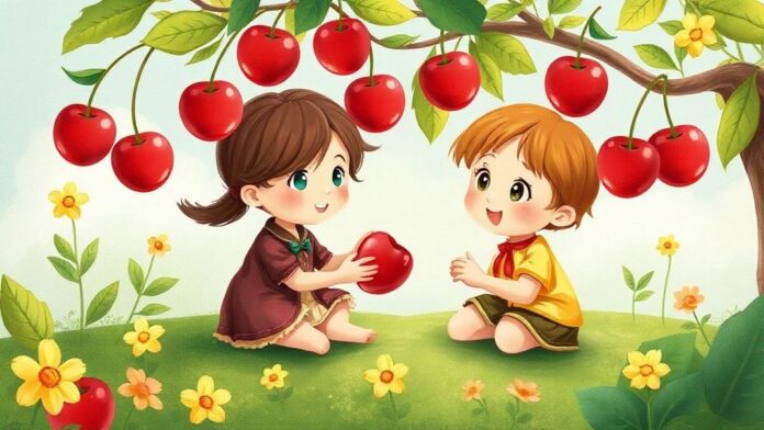 Сказка про фрукты глава 18: Черешня и Две Подружки